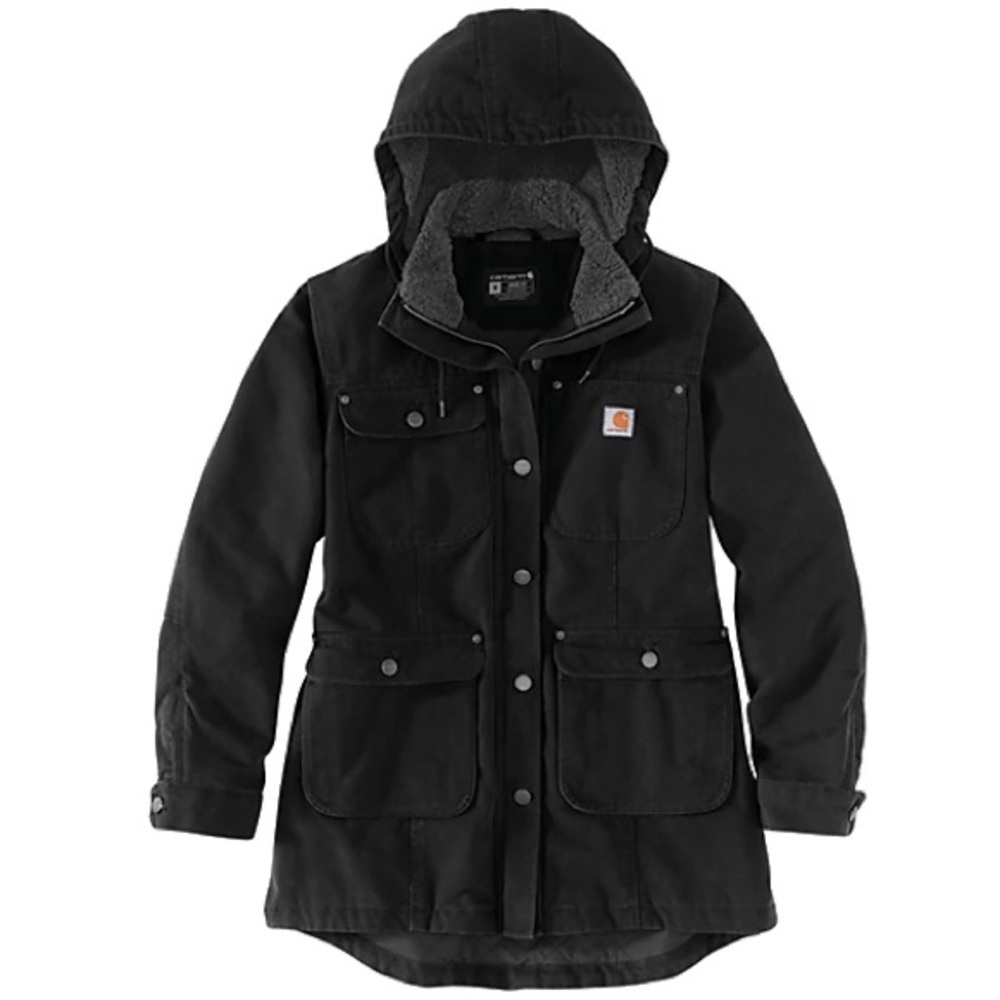 Carhartt Black Heavy Quilted Insulated Duck Jacket NWT; NEVER WORN - Picture 2 of 12